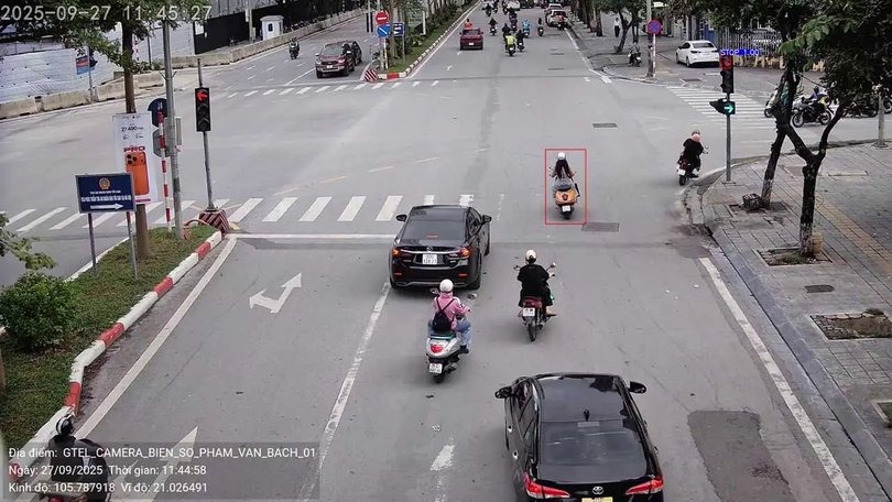 AI 'nhận diện' gần 700 lỗi vi phạm tại một tuyến phố