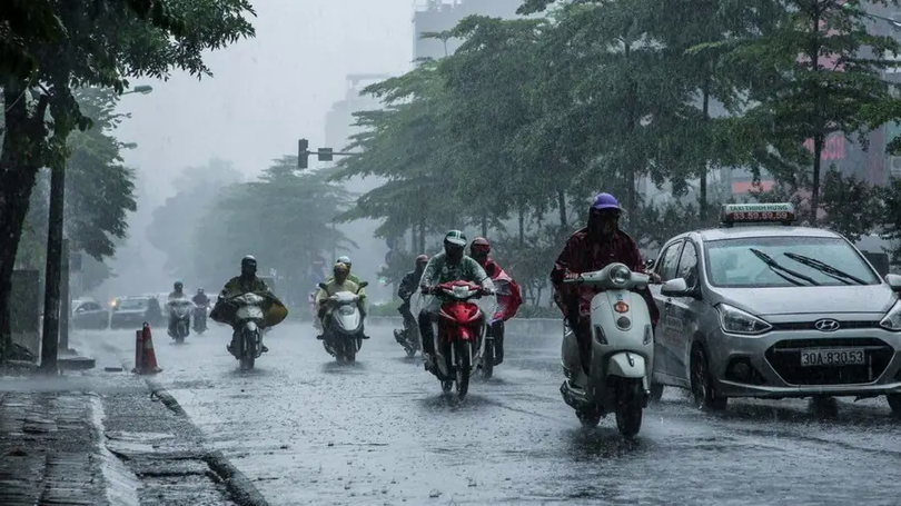 Thời tiết 29/9: Hà Nội có mưa lớn