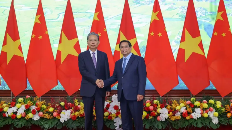 Thủ tướng hội kiến Ủy viên trưởng Nhân đại toàn quốc Trung Quốc
