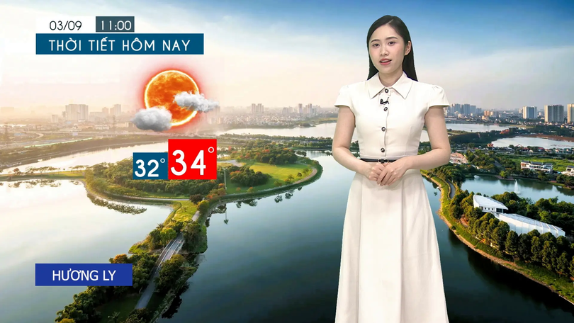 Dự báo thời tiết tối | 03/09/2025