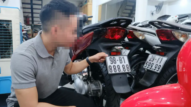Sắp đấu giá loạt biển số xe máy ngũ quý 8