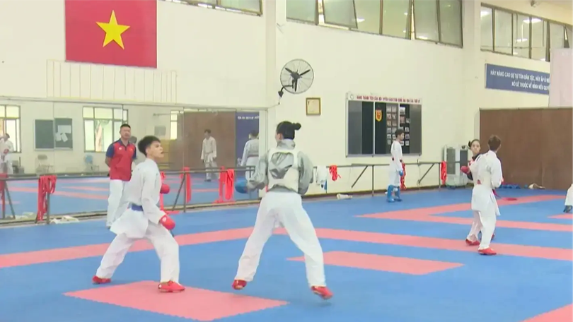 Đội tuyển Karatedo Việt Nam chuẩn bị cho SEA Games 33