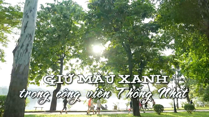 Giữ màu xanh trong Công viên Thống Nhất | Nhịp sống Hà Nội | 04/09/2025