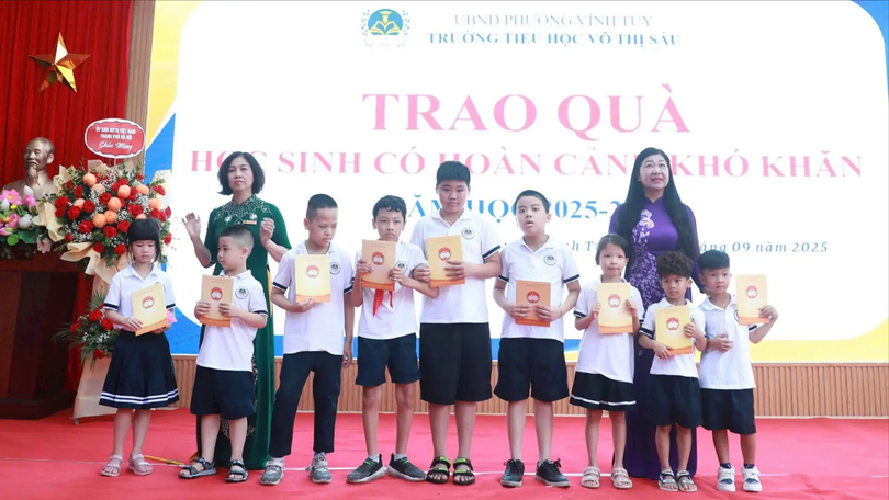 Trường Võ Thị Sáu khai giảng: ươm mầm sáng tạo, hạnh phúc