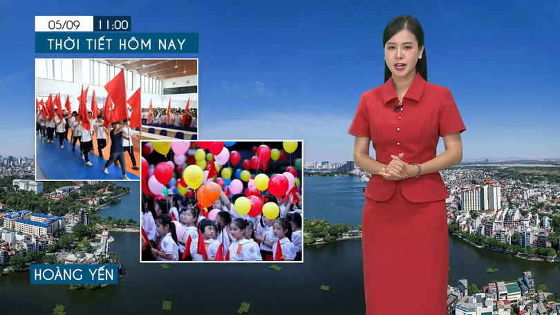 Dự báo thời tiết tối | 05/09/2025