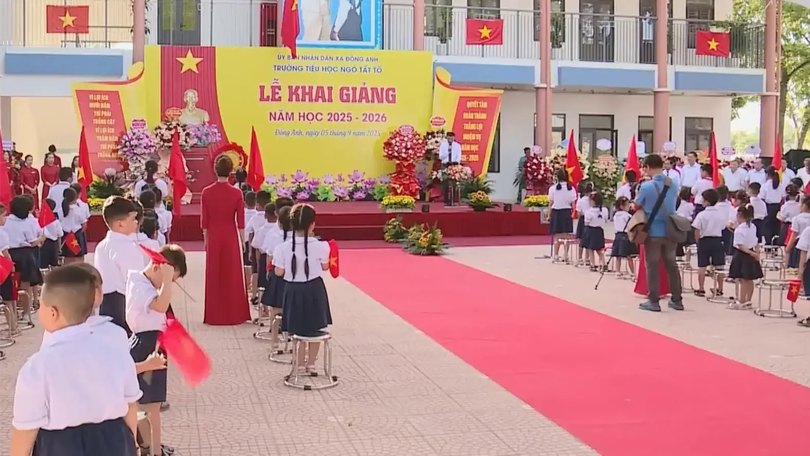 Rộn ràng lễ khai giảng ở Trường Tiểu học Ngô Tất Tố
