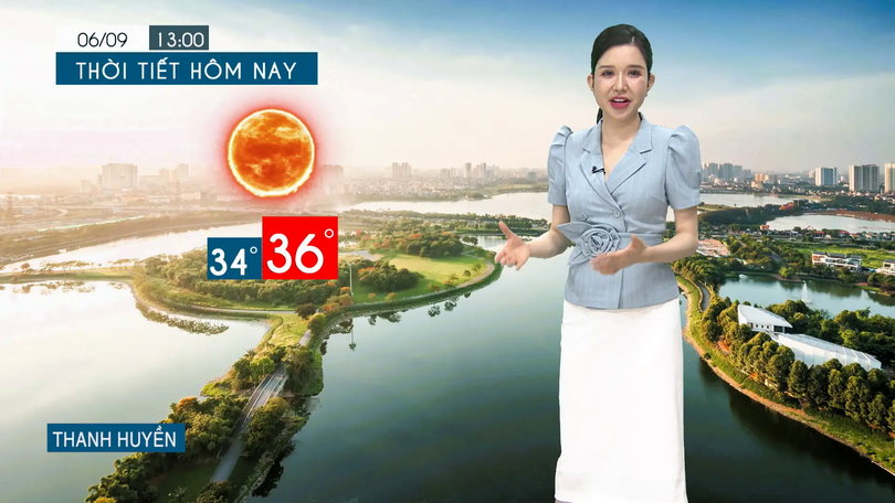 Dự báo thời tiết tối | 06/09/2025