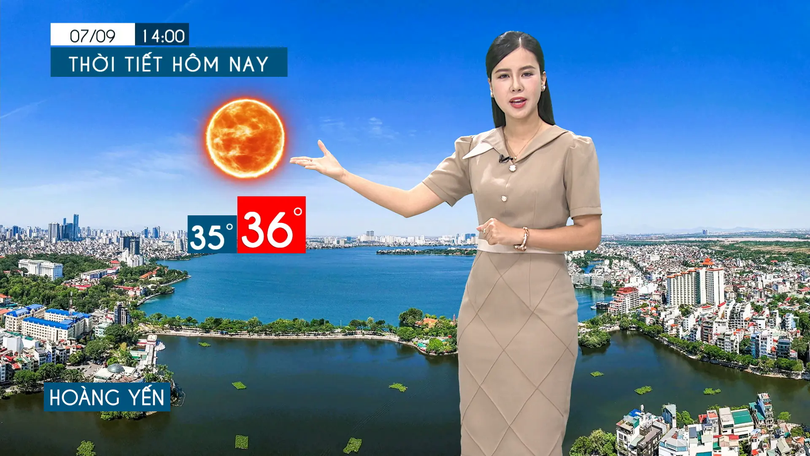 Dự báo thời tiết tối | 07/09/2025