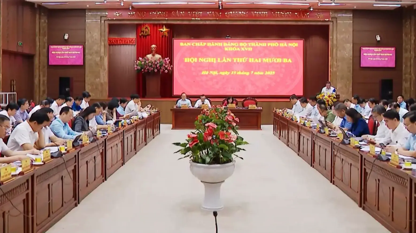 Thống nhất nhân sự Đại hội Đảng thành phố Hà Nội | Hướng tới Đại hội Đảng | 16/07/2025