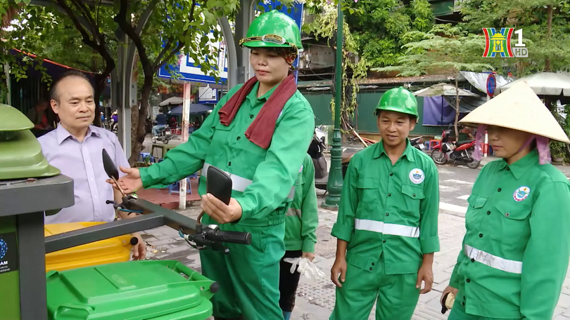 Xe rác trợ lực, sáng kiến vì môi trường xanh - sạch  | Người tốt quanh ta | 10/09/2025