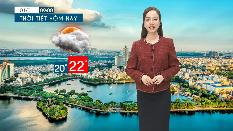 Dự báo thời tiết chiều | 01/01/2026