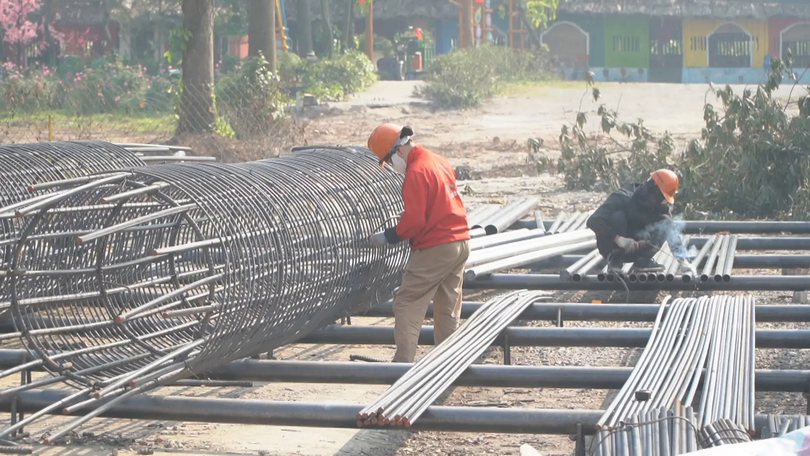 Đẩy nhanh tiến độ thi công cầu Ngọc Hồi