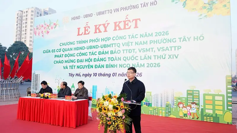 Phường Tây Hồ phát động cao điểm giải quyết các điểm nghẽn