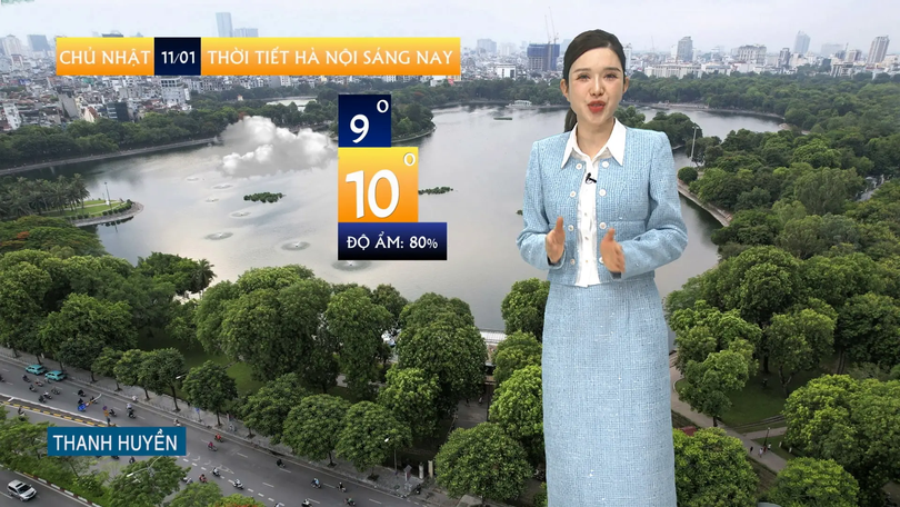 Dự báo thời tiết sáng | 11/01/2026