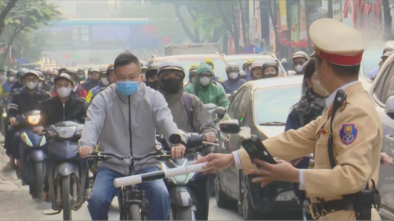 Xử phạt người đi xe đạp vi phạm nồng độ cồn
