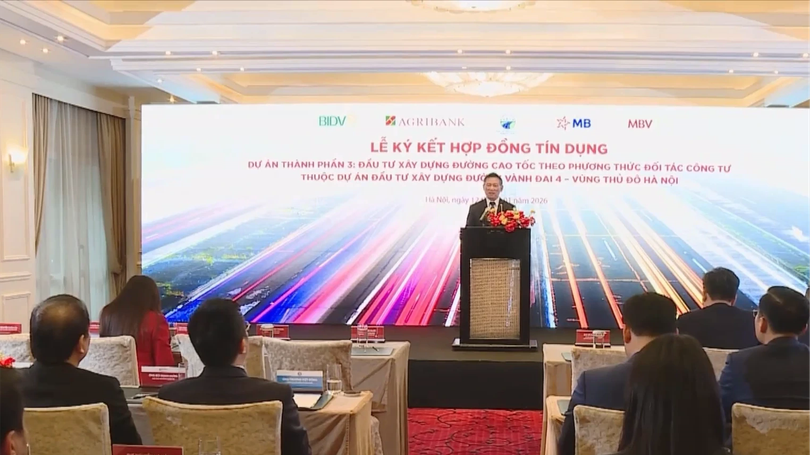 Ký kết hợp đồng tín dụng đường cao tốc vành đai 4
