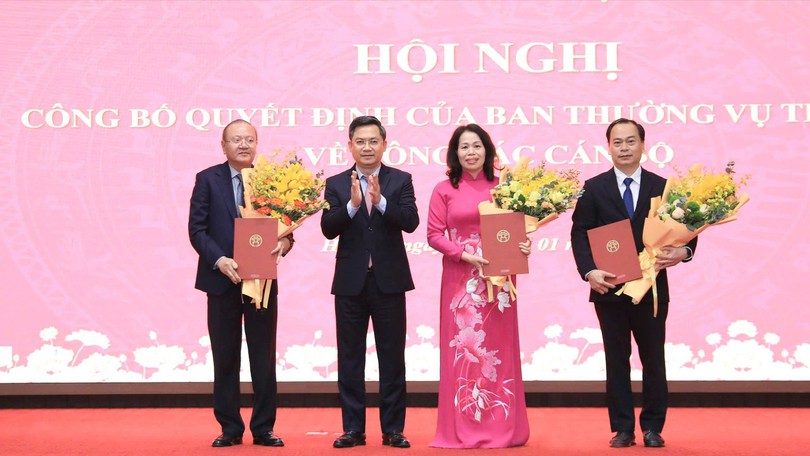 Thành ủy Hà Nội công bố quyết định về công tác cán bộ