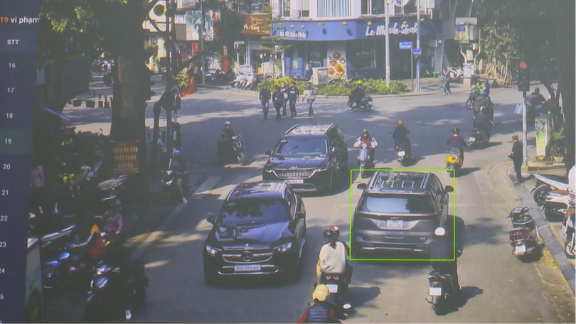 Camera AI Hà Nội phát hiện 6.300 vi phạm giao thông