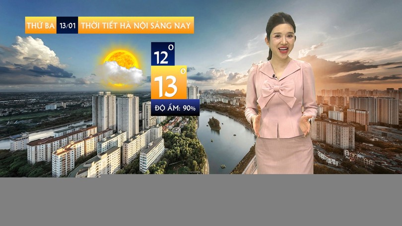 Dự báo thời tiết sáng | 13/01/2026