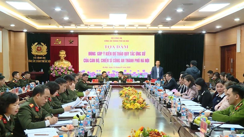 Công an Thủ đô xây dựng Bộ Văn hóa quy tắc ứng xử