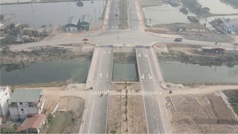 Thông xe thêm 7km đường trục phía Nam trước Tết Nguyên đán