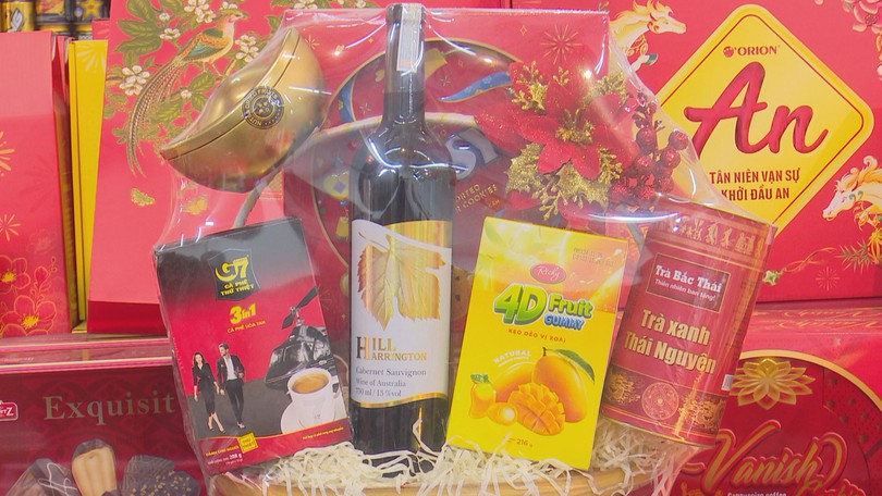 Giỏ quà Tết có giá dưới 1 triệu hút hàng