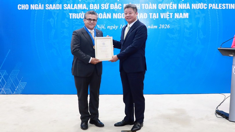 Đại sứ Palestine là Công dân danh dự Thủ đô Hà Nội