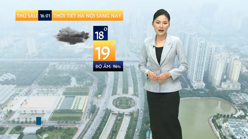 Dự báo thời tiết sáng | 16/01/2026