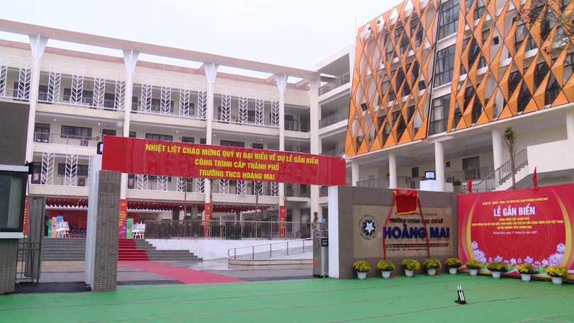 Hoàng Mai có thêm ngôi trường THCS giá trị gần 250 tỷ đồng