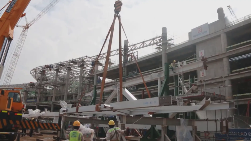 Trên đại công trường sân bay Long Thành