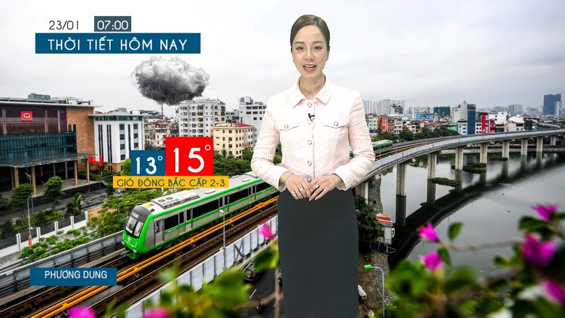 Dự báo thời tiết tối | 23/01/2026