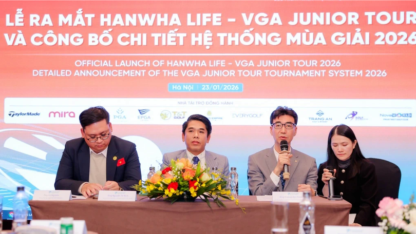 Công bố hệ thống giải golf VGA Junior Tour 2026