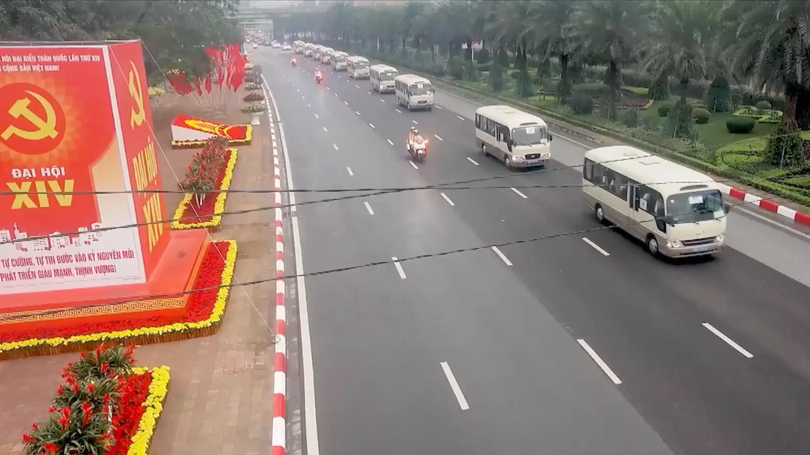 Camera AI tạo làn sóng giao thông xanh phục vụ Đại hội XIV