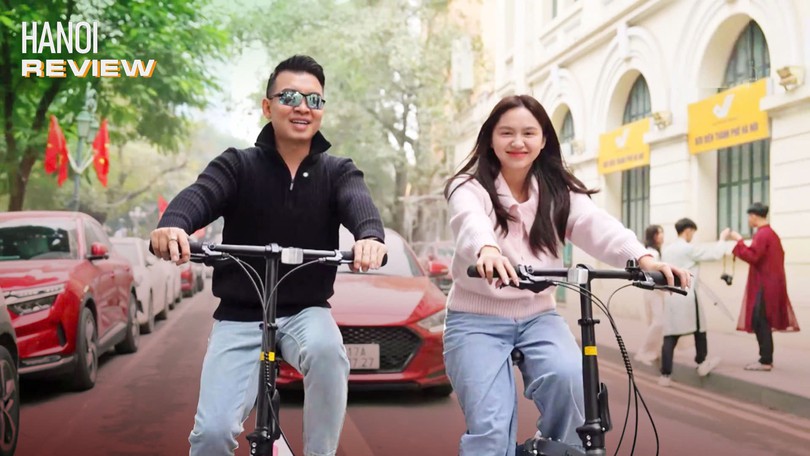 Cùng xe đạp gấp Jeep L200 khám phá phố phường | HANOI Review | 22/01/2026