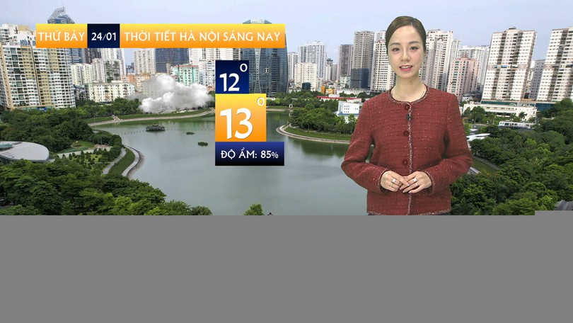 Dự báo thời tiết sáng | 24/01/2026