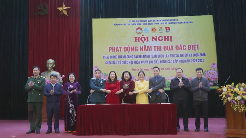 Phường Nghĩa Đô phát động đợt thi đua đặc biệt