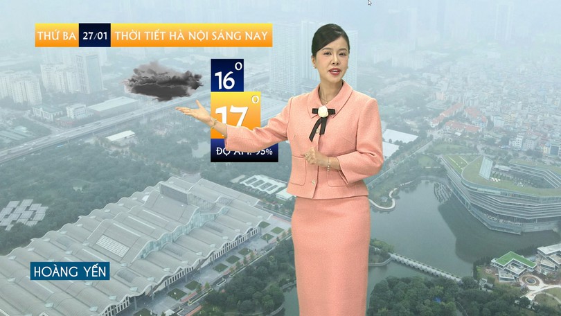 Dự báo thời tiết sáng | 27/01/2026