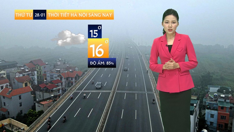 Dự báo thời tiết sáng | 28/01/2026