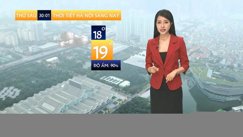 Dự báo thời tiết sáng | 30/01/2026