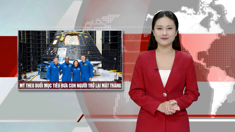 Mỹ theo đuổi mục tiêu đưa con người trở lại Mặt Trăng | Nhìn ra thế giới | 03/01/2026