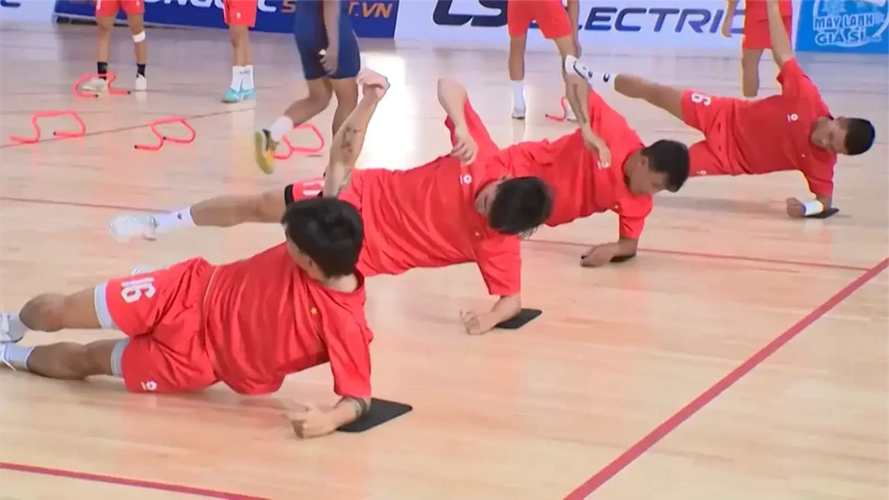 Futsal nam bắt đầu tập luyện chuẩn bị cho VCK châu Á
