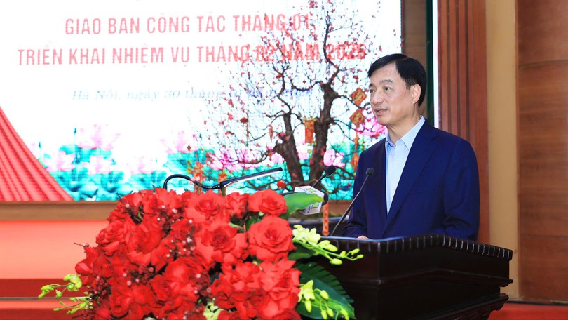 Hà Nội giao ban công tác tháng 1, triển khai nhiệm vụ tháng 2/2026