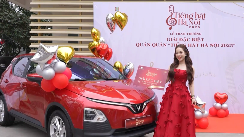 Quán quân 'Tiếng hát Hà Nội 2025' nhận giải thưởng 600 triệu đồng