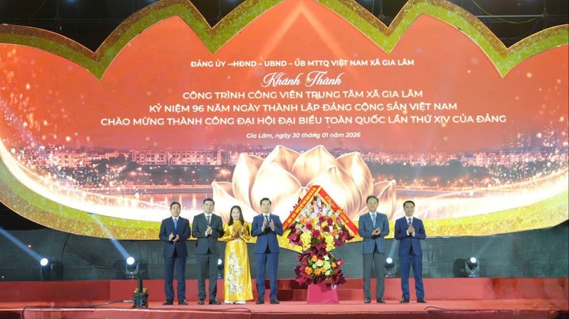 Khánh thành công trình Công viên trung tâm xã Gia Lâm