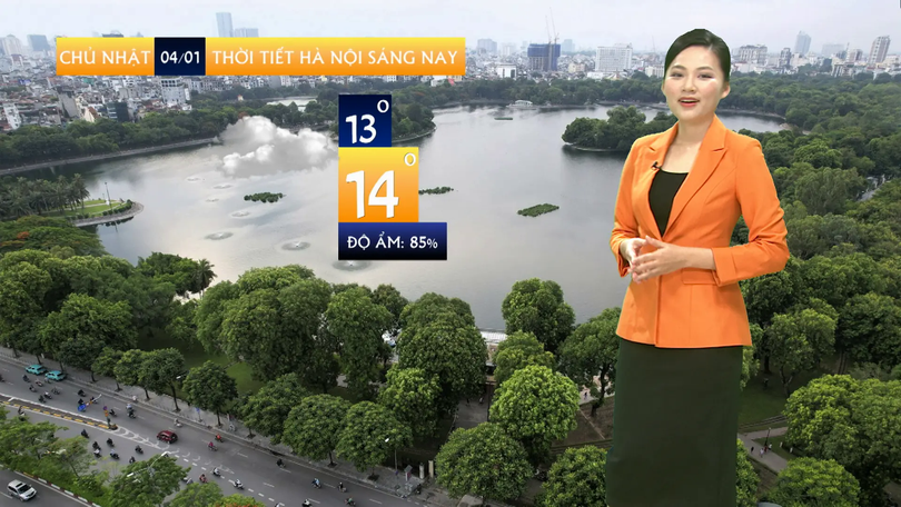Dự báo thời tiết sáng | 04/01/2026