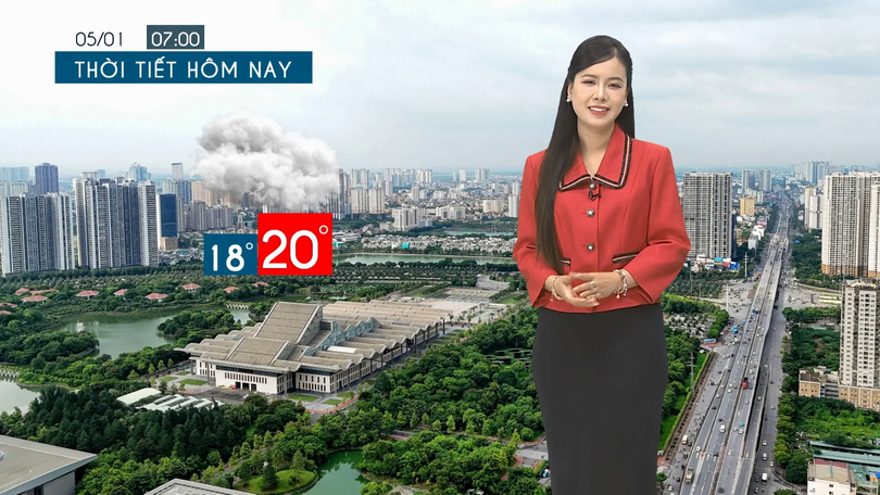 Dự báo thời tiết tối | 05/01/2026
