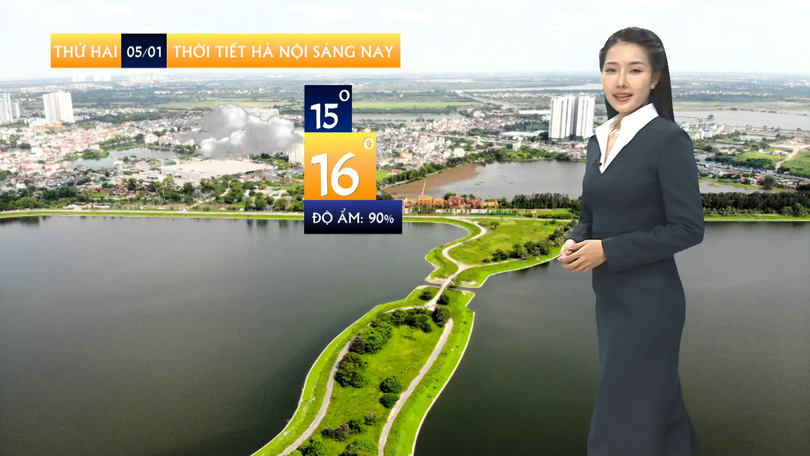 Dự báo thời tiết sáng | 05/01/2026