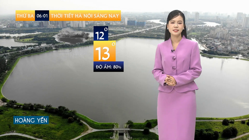 Dự báo thời tiết sáng | 06/01/2026