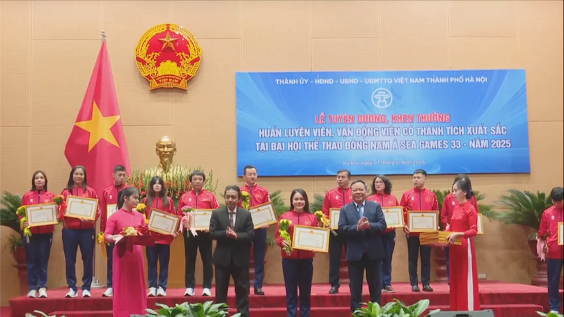 VĐV Hà Nội được thưởng lớn sau SEA Games 33