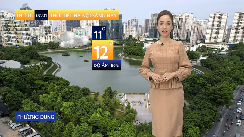 Dự báo thời tiết sáng | 07/01/2026